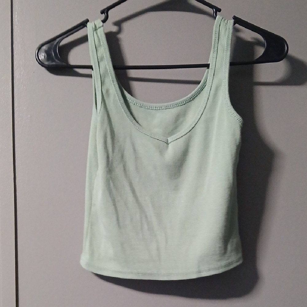 Mint Green Sleeveless Top